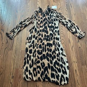 Ganni Leopard Dress
